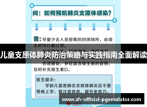 儿童支原体肺炎防治策略与实践指南全面解读